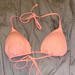 Ron Jon pink triangle swimsuit top